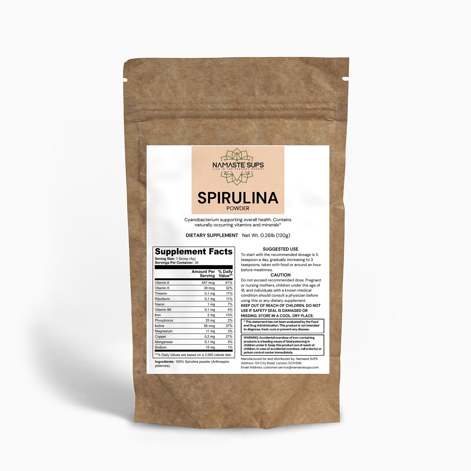 Spirulina Powder - Energy Boost Supplement