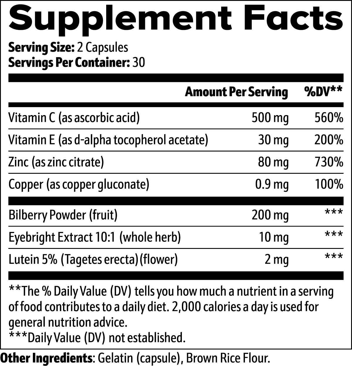 Vision Support - Antioxidant-rich Supplement