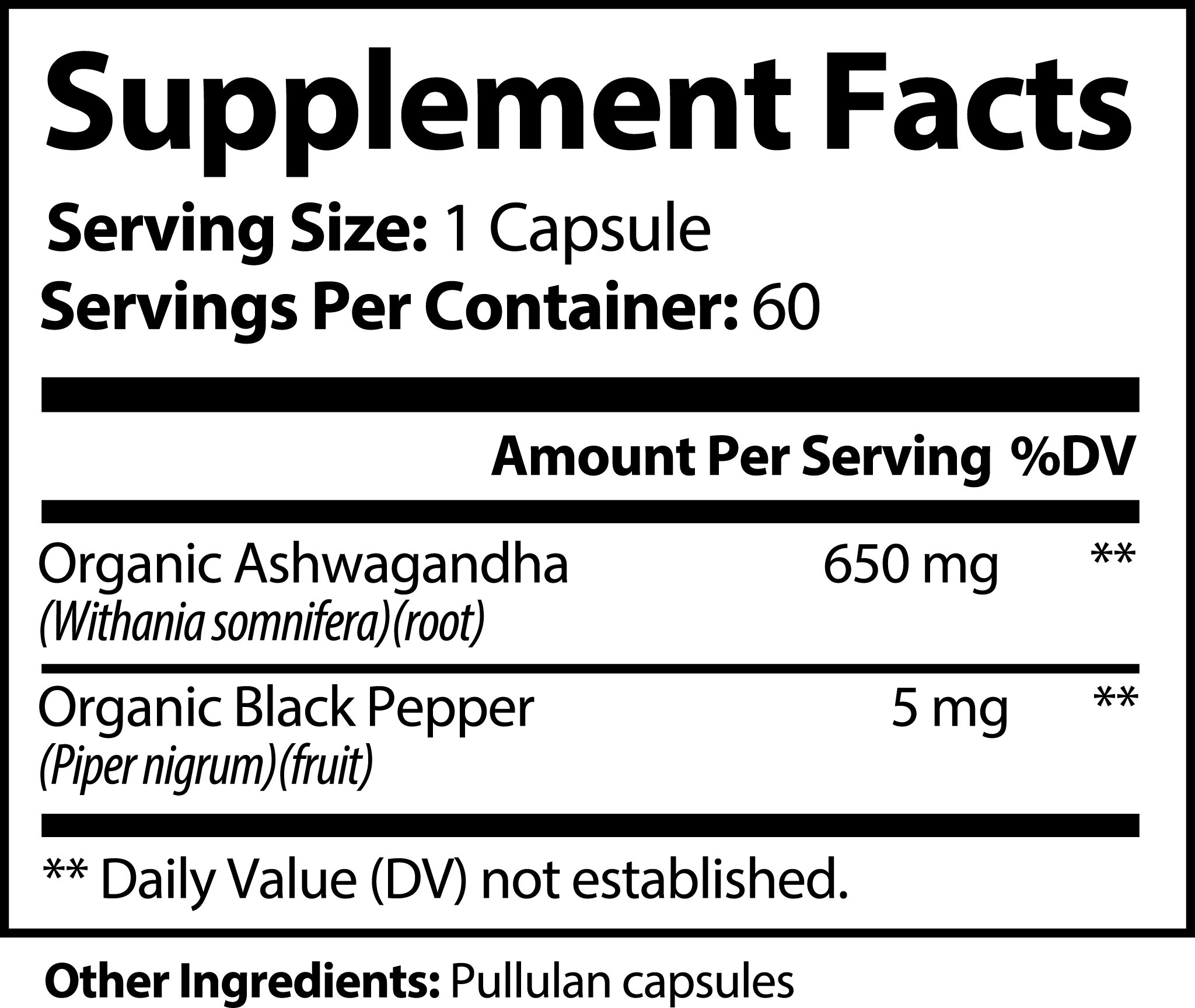 Ashwagandha - Stress Relief Supplement