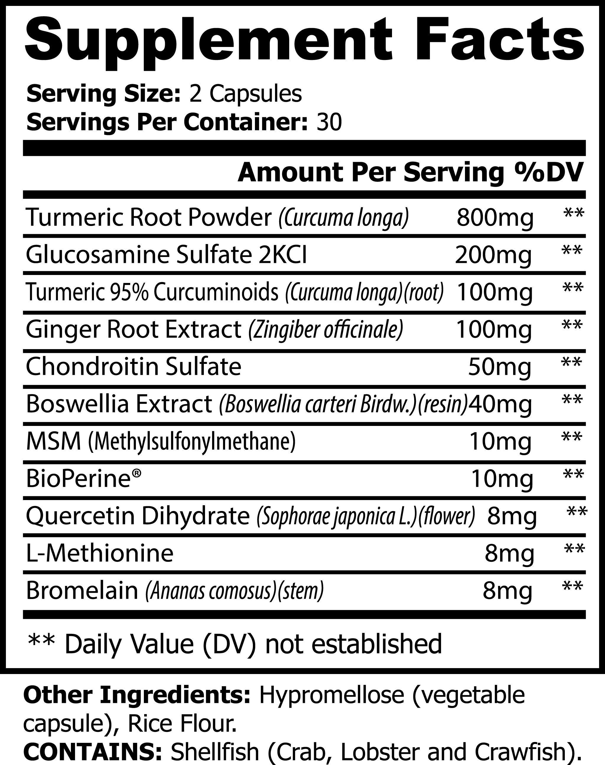 Platinum Turmeric - Joint Health Supplement