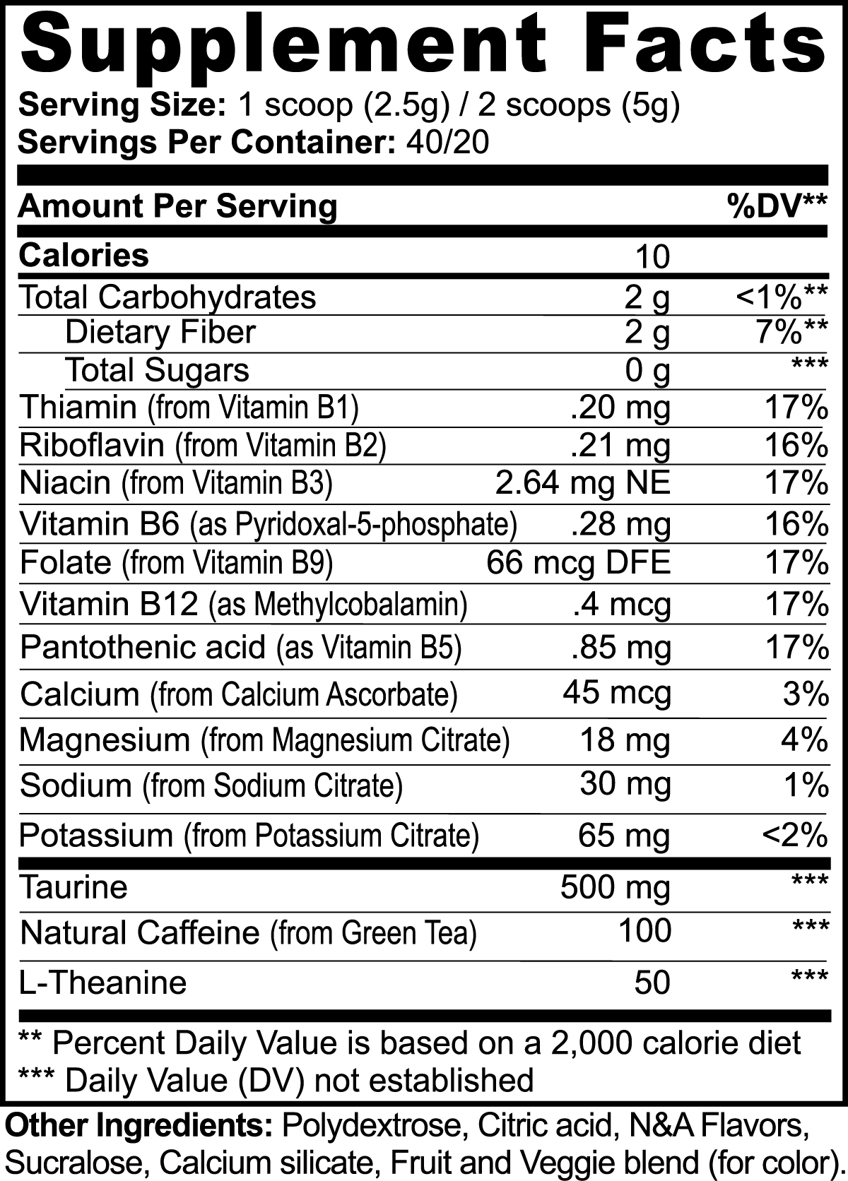 Energy Powder (Melon Creamsicle) - Endurance Supplement